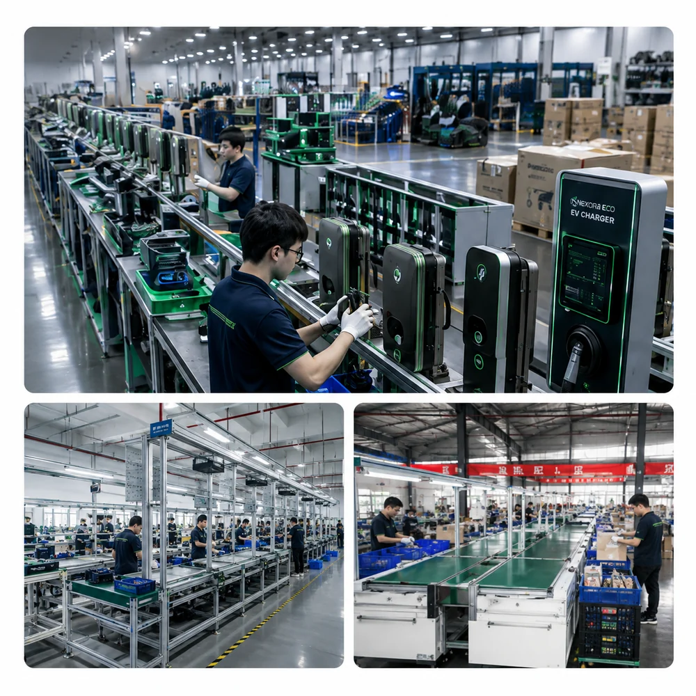 EV charger intelligent assembly line