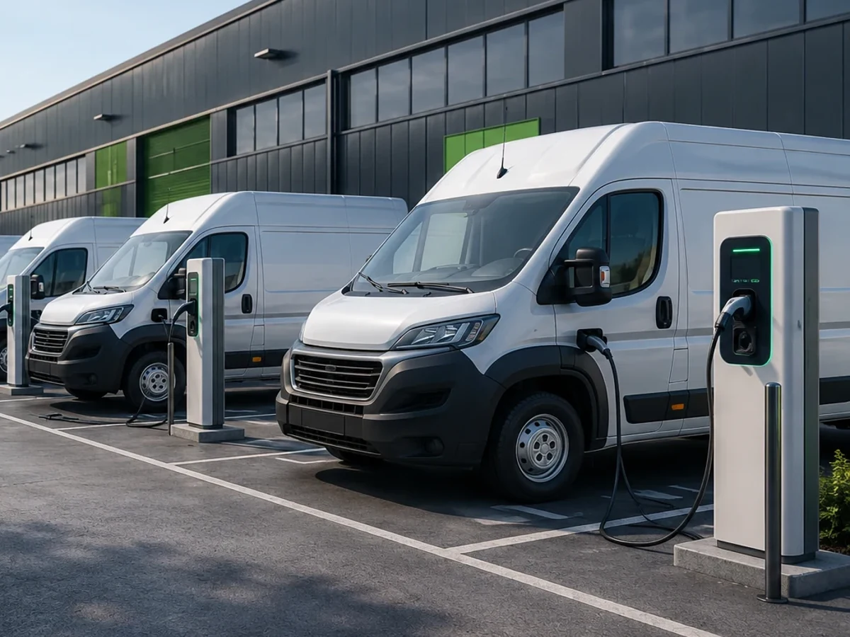 Service fleet vehicles charging