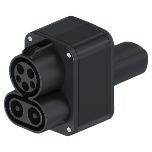 CCS1 → NACS EV charging adapter