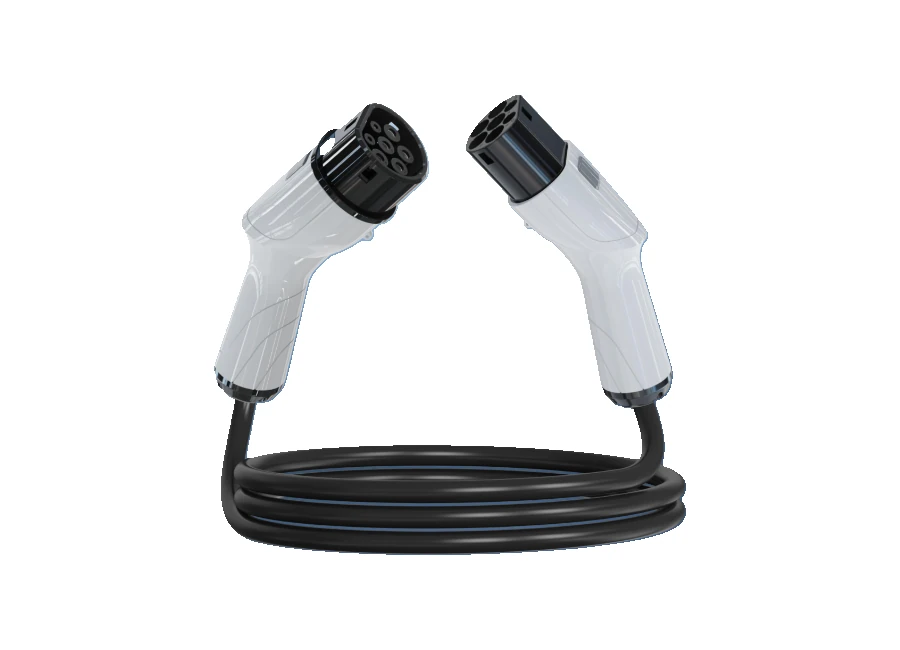 Complete Type 2 to Type 2 EV charging cable