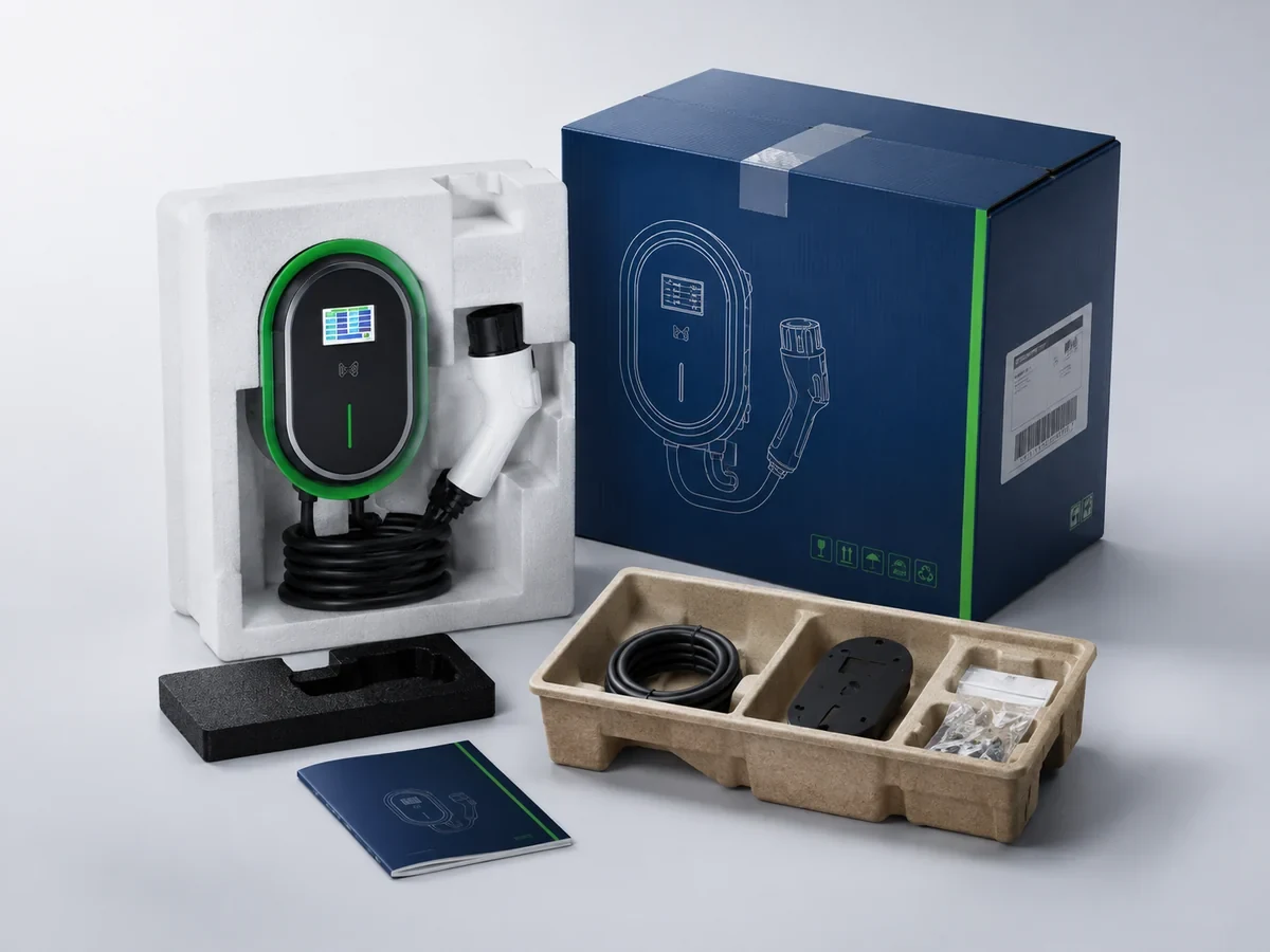 EV charger packing materials