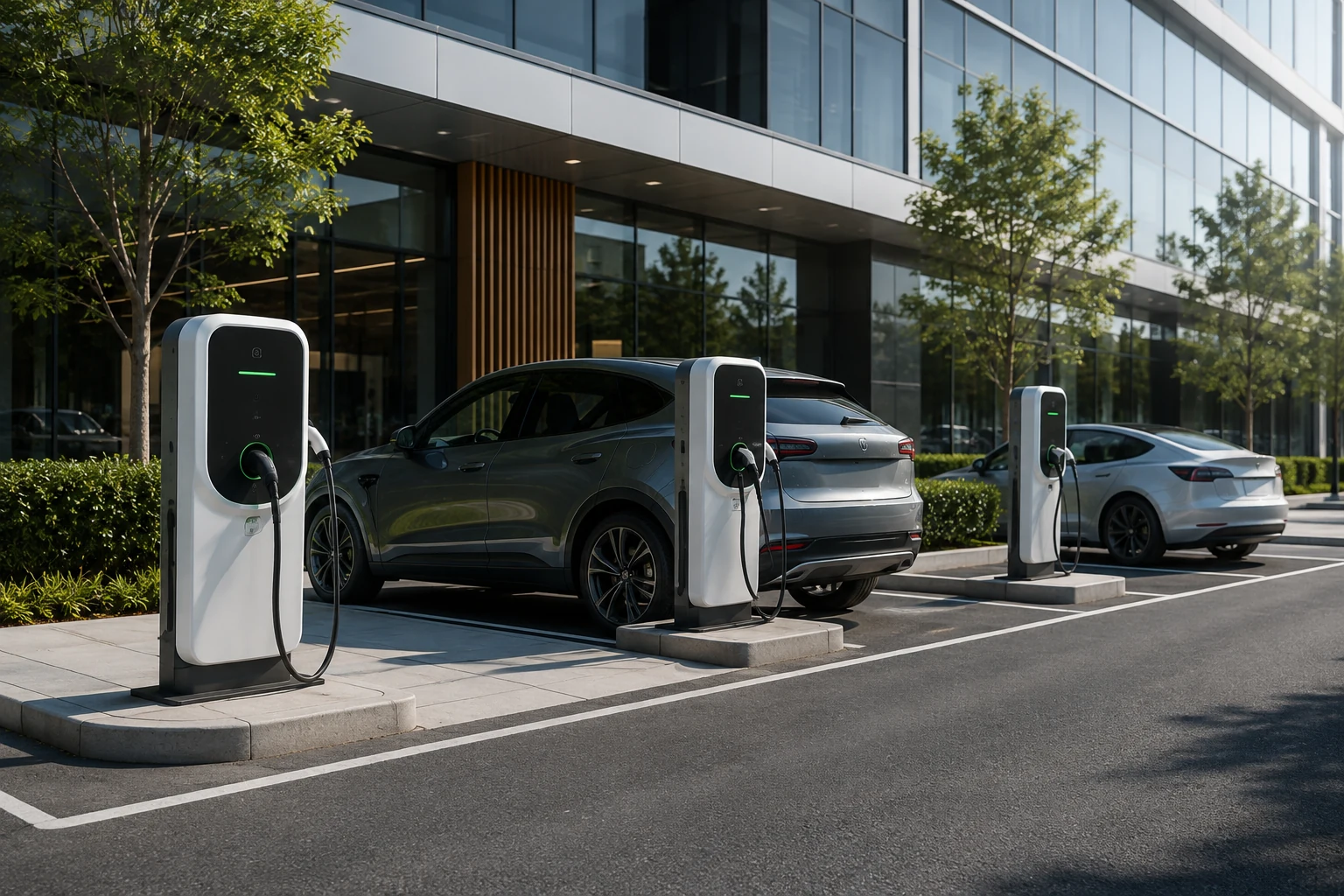 Commercial EV charging application