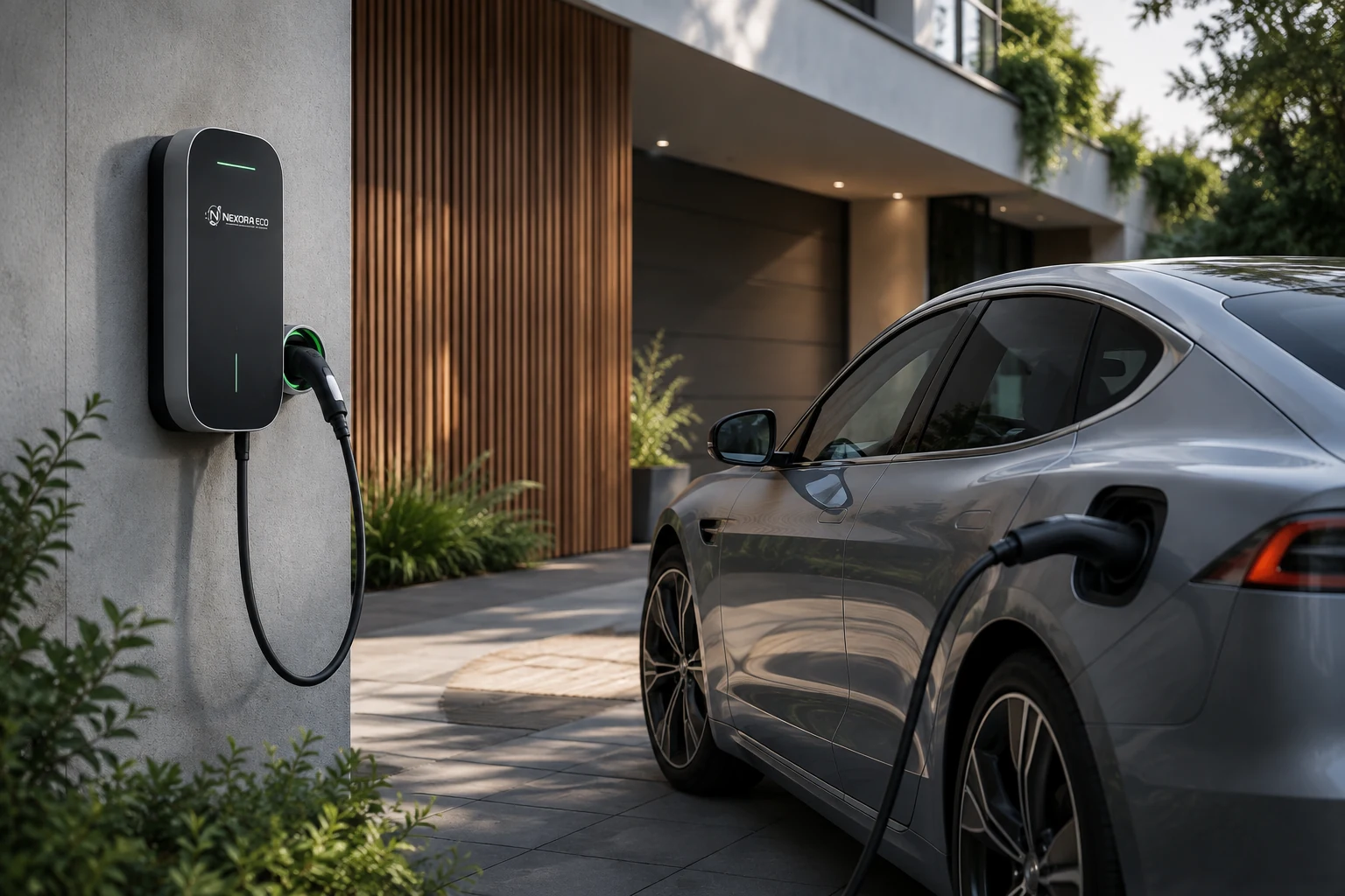 AC wallbox charger for home charging programs